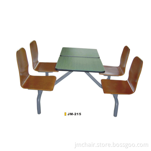 Snack Desk Wirh Woodeb Seats (JM-215)